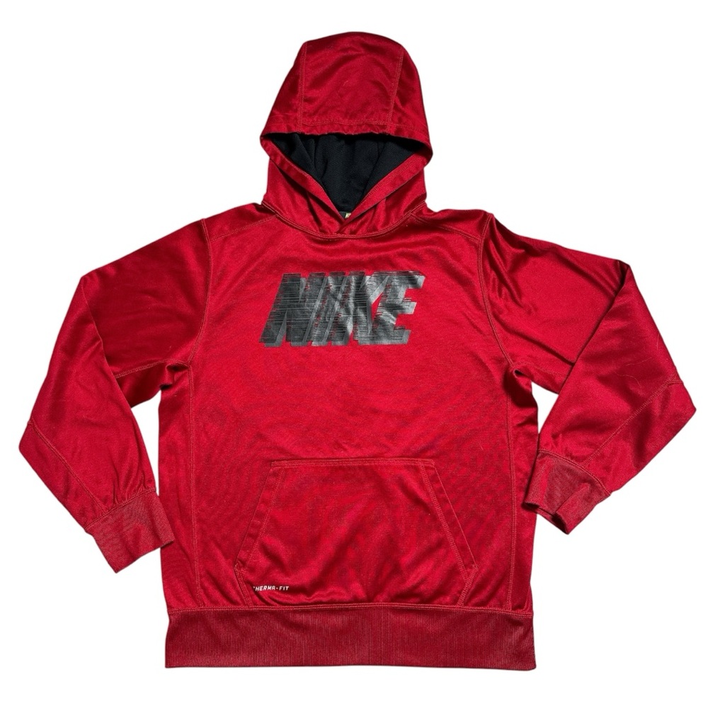 Nike Thermal Fit Red Hoodie w Pocket
